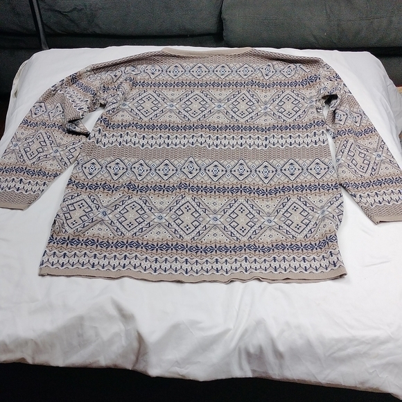 Jessica Scott women's large sized multi color sweater - Picture 7 of 9